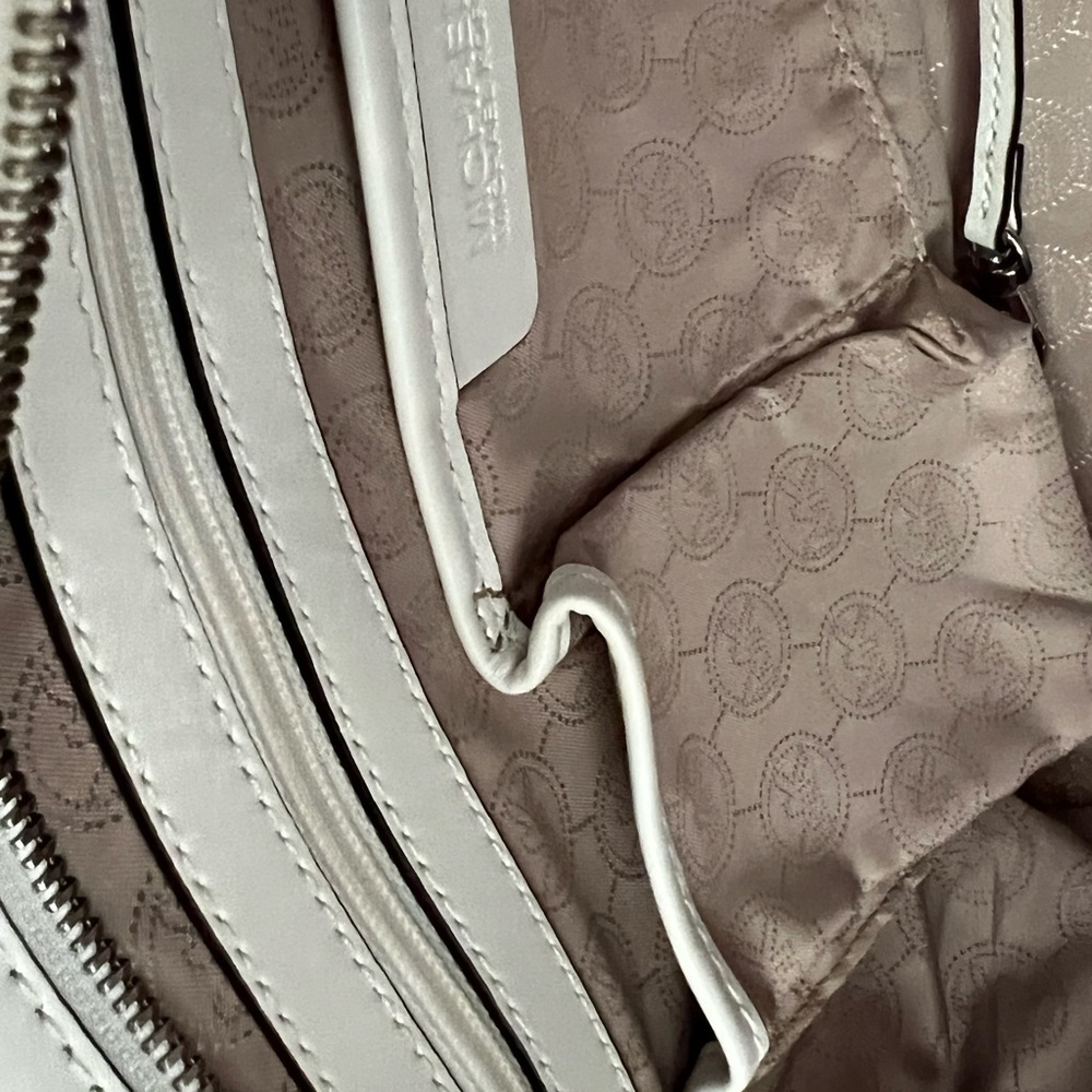 ๐นRUNWAY MICHAEL KORS GLSSS/LEATHER BAG ๐นRARE MK COUTURE BAG - Picture 12 of 15